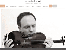 Tablet Screenshot of alessiobidoli.com